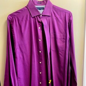 Tommy Hilfiger Red/Blue Fine Checker Dress Shirt